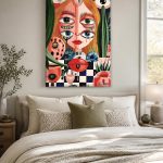 Veelvoudige Blik, Mensen & Portretten schilderij aan de muur in interieur